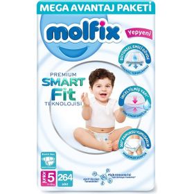 Molfix Premium Smart Fit No:5 Junior 264 Adet Bebek Bezi