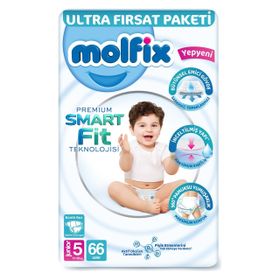Molfix Premium Smart Fit No:5 Junior 264 Adet Bebek Bezi