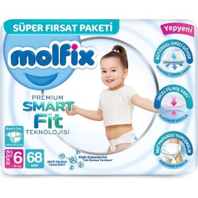 Molfix Premium Smart Fit No:6 XLarge Bebek Bezi