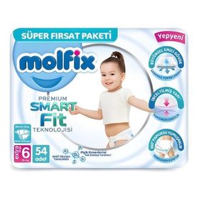 Molfix Premium Smart Fit No:6 XLarge Bebek Bezi