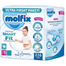Molfix Premium Smart Fit No:6 XLarge Bebek Bezi