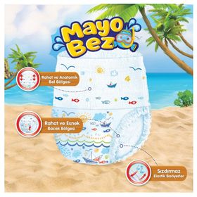 Molfix Swimming Pants 5-6 Numara 10 Adet Mayo Bebek Bezi
