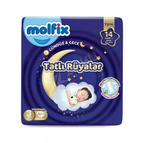 Molfix Tatlı Rüyalar No:3 Midi 336 Adet Bebek Bezi