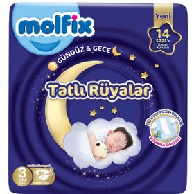 Molfix Tatlı Rüyalar No:3 Midi Bebek Bezi