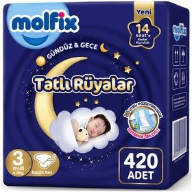 Molfix Tatlı Rüyalar No:3 Midi Bebek Bezi