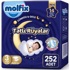 Molfix Tatlı Rüyalar No:3 Midi Bebek Bezi