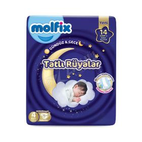 Molfix Tatlı Rüyalar No:4 Maxi 304 Adet Bebek Bezi