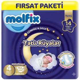 Molfix Tatlı Rüyalar No:4 Maxi Bebek Bezi