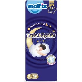 Molfix Tatlı Rüyalar No:6 XLarge 192 Adet Bebek Bezi