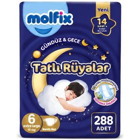 Molfix Tatlı Rüyalar No:6 XLarge Bebek Bezi