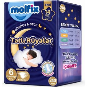 Molfix Tatlı Rüyalar No:6 XLarge Bebek Bezi