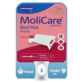 Molicare 75x85 cm Bed Mat Kanatlı Yıkanabilir Yatak Koruyucu