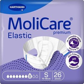 Molicare 8 Damla Emiş Kapasiteli Belbantlı Small 2356 gr 3x26'lı Hasta Bezi
