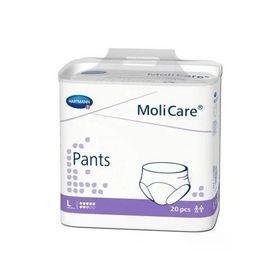 Molicare 8 Damla Emiş Kapasiteli Large 1936 gr 4x20'li Mor Külot Bez