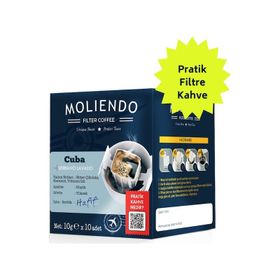 Moliendo 10'lu 10 gr Cuba Serrano Lavado Pratik Filtre Kahve