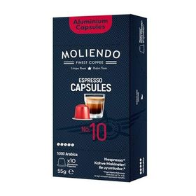 Moliendo 10'lu No:10 Nespresso Uyumlu Kapsül Kahve