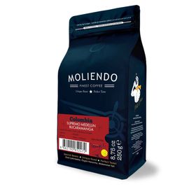 Moliendo 250 gr Colombia Supremo Medellin Bucaramanga Yöresel Kahve