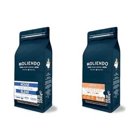 Moliendo Finest Coffee 1 kg House Blend Çekirdek Filtre Kahve + 1 kg Amalfi Espresso Blend Çekirdek Kahve