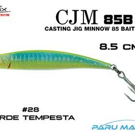 Molix Casting Jig Minnow 85 8.5 cm 28 Verde Tempesta Sahte Balık
