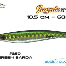 Molix Jugulo Casting Jig 60 gr 260 Green Sarda Sahte Balık