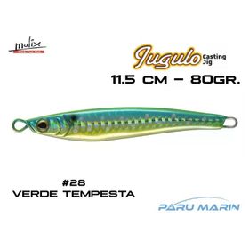Molix Jugulo Casting Jig 80 gr SW28 Verde Tempesta Sahte Balık
