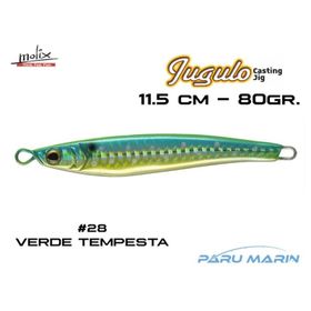 Molix Jugulo Casting Jig 80 gr SW28 Verde Tempesta Sahte Balık