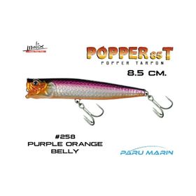 Molix Popper 85T 8.5 cm 258 Purple Orange Belly Sahte Balık