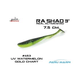 Molix Ra Shad 7.5 cm 453 Watermelon Gold Chart Sahte Balık
