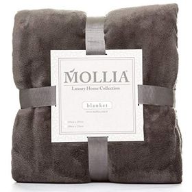 Mollia Soft Touch Antrasit Ultra Tek Kişilik Battaniye