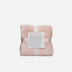Mollia Soft Touch Ultra Krem Çift Kişilik Battaniye