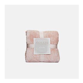 Mollia Soft Touch Ultra Pembe Çift Kişilik Battaniye