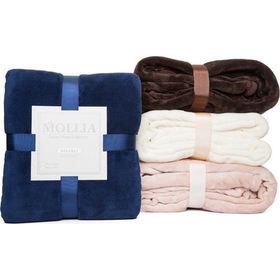 Mollia Soft Touch Ultra Pembe Çift Kişilik Battaniye