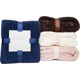 Mollia Soft Touch Ultra Pembe Çift Kişilik Battaniye