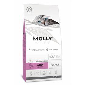 Molly 15 kg Sterilised Hypoallergenic Tavuklu Kısırlaştırılmış Yetişkin Kedi Maması