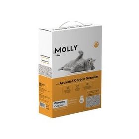 Molly Aktif Karbon Granüllü Topaklanan Bentonit 10 lt Kedi Kumu