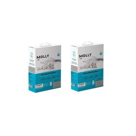 Molly Aktif Karbonlu Topaklanan 2x10 lt Kedi Kumu