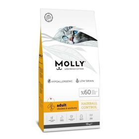 Molly Düşük Tahıllı Hipoalerjenik Tavuklu 15 kg Yetişkin Kedi Maması
