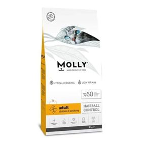 Molly Düşük Tahıllı Hipoalerjenik Tavuklu 2 kg Yetişkin Kedi Maması