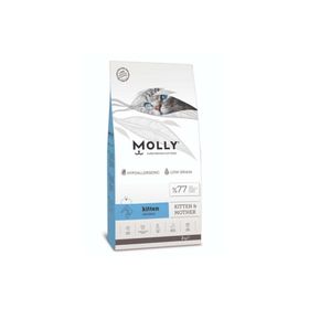 Molly Düşük Tahıllı Hipoalerjenik Tavuklu Kitten Maltlı Yavru 750 gr Kedi Maması