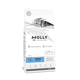 Molly Düşük Tahıllı Tavuklu 2 kg Yavru Kedi Maması