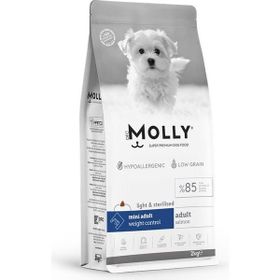 Molly Hipoalerjenik Somonlu Düşük Tahıllı Kısırlaştırılmış Küçük Irk 2 kg Köpek Maması