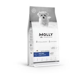 Molly Hipoalerjenik Somonlu Düşük Tahıllı Kısırlaştırılmış Küçük Irk 8 kg Köpek Maması