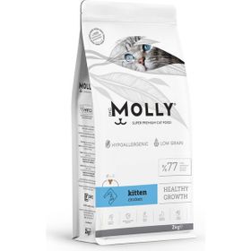 Molly Hipoalerjenik Tavuklu Düşük Tahıllı 2 kg Yavru Kedi Maması