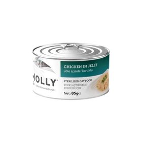 Molly Jöle İçinde Tavuklu Kısırlaştırılmış 85 gr Kedi Konservesi