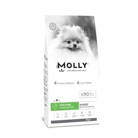Molly Küçük Irk Hipoalerjenik Kuzu Etli ve Yaban Mersinli Düşük Tahıllı 2 kg Yavru Köpek Maması