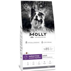 Molly Kuzulu Yabanmersinli Orta ve Büyük Irk 2 kg Köpek Maması