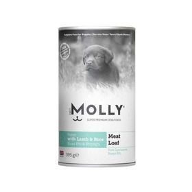 Molly Parça Kuzu Etli ve Pirinçli Ezme 395 gr Yavru Köpek Konservesi