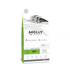 Molly Renal Care Hipoalerjenik Somonlu Düşük Tahıllı 15 kg Kısırlaştırılmış Kedi Maması