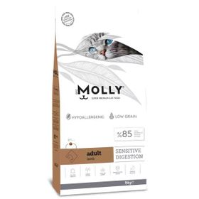 Molly Sensitive Digestion Hipoalerjenik Kuzulu 15 kg Yetişkin Kedi Maması