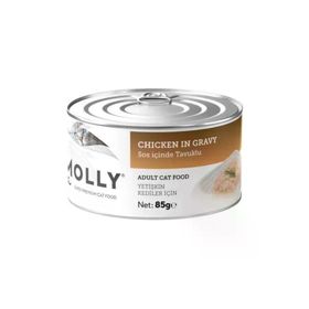 Molly Sos İçinde Tavuklu 85 gr Yetişkin Kedi Konservesi